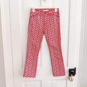 Tory Burch Noelle Primrose Cropped Boot Jean - 24